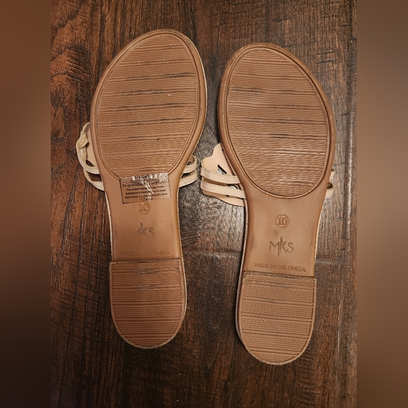 MKS Tan sandals size 10 - Picture 2 of 2